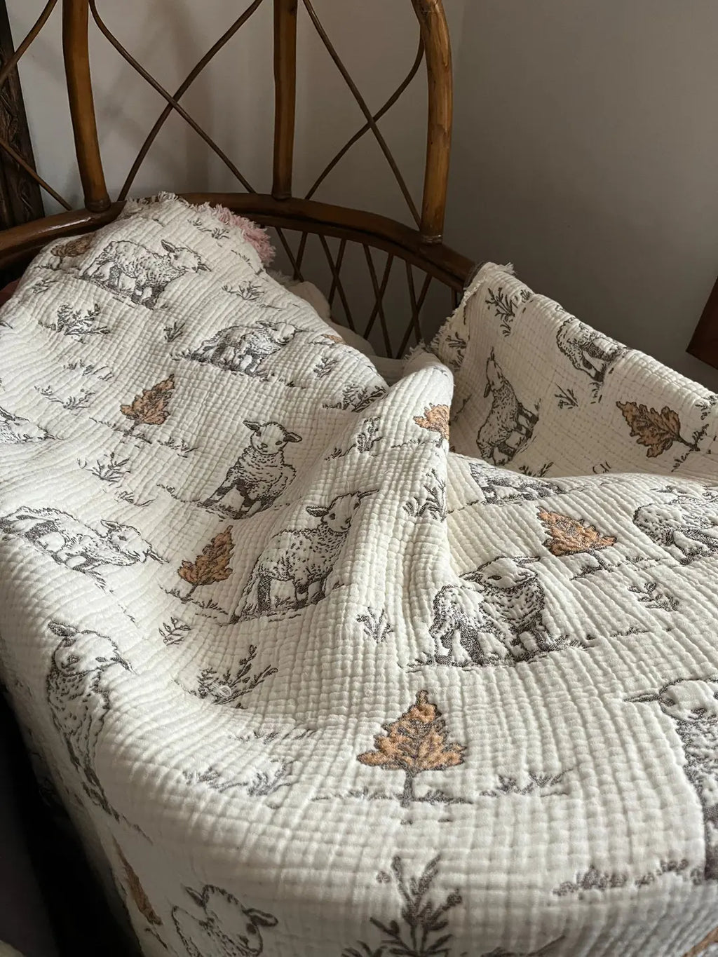 Kleine Schäfchen Babydecke