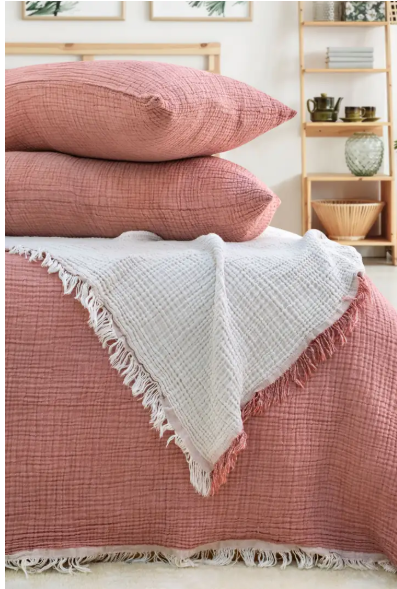 4-lagige Premium Muslin Decke – 100% Baumwolle (160x240 cm)