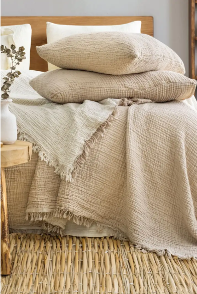 4-lagige Premium Muslin Decke – 100% Baumwolle (160x240 cm)